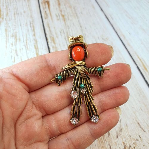 Mercan rengi kötü gözden korunma korkuluk nazar broş